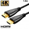 Cabo de áudio e vídeo universal HDMI para HDMI (1,5 m) Ultra 4K COOL 2