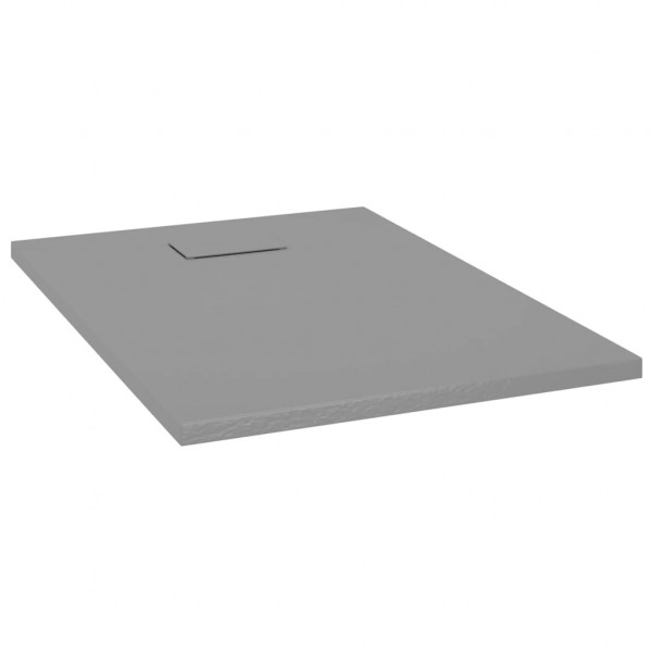 Plato de ducha SMC gris 100x70 cm M 2