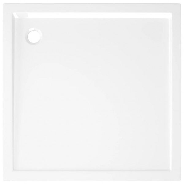 Plato de ducha cuadrado de ABS blanco 80x80 cm M 5
