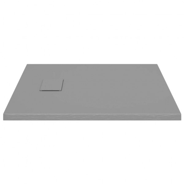 Plato de ducha SMC gris 90x90 cm M 4