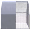 Gallinero de exterior de acero galvanizado 3x2x2 m 3