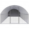 Galinheiro de exterior 3x12x2 m aço galvanizado 2