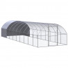 Gallinero de exterior de acero galvanizado 3x10x2 m 1