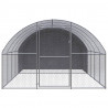 Galinheiro de exterior 3x4x2 m aço galvanizado 2