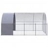 Galinheiro de exterior 3x4x2 m aço galvanizado 3