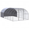 Galinheiro de exterior 3x6x2 m aço galvanizado 1