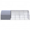 Gallinero de exterior de acero galvanizado 3x6x2 m 4