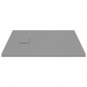 Plato de ducha SMC gris 80x80 cm 4