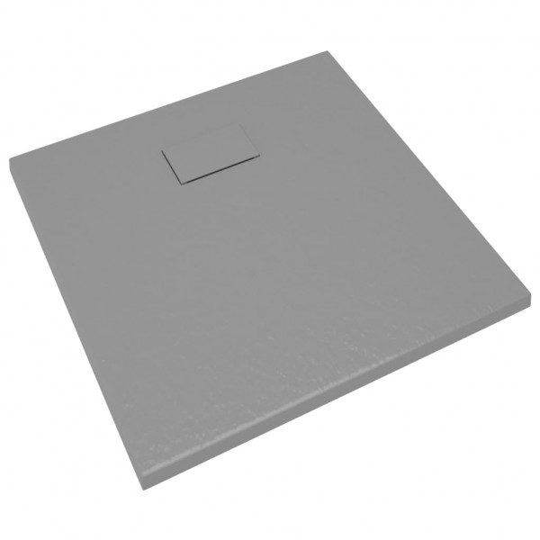 Plato de ducha SMC gris 80x80 cm M 5