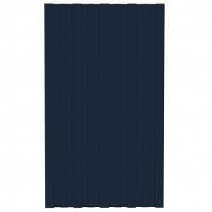 Painéis de telhado 36 pcs 80x45 cm aço galvanizado antracite H