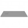 Plato de ducha SMC gris 100x80 cm 4