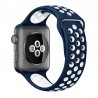 Cintura COOL para Apple Assista Série 1 / 2 / 3 / 4 / 5 / 6 / 7 / 8 / 9 / SE (38 / 40 / 41 mm) Esporte Azul 4