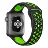 Correa COOL para Apple Watch Series 1 / 2 / 3 / 4 / 5 / 6 / 7 / 8 / 9 / SE (38 / 40 / 41 mm) Sport Negro 2