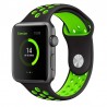 Correa COOL para Apple Watch Series 1 / 2 / 3 / 4 / 5 / 6 / 7 / 8 / 9 / SE (38 / 40 / 41 mm) Sport Negro 4