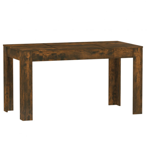 Mesa de jantar 140x74.5x76 cm derivados madeira carvalho fumado M 2