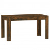 Mesa comedor madera contrachapada roble ahumado 140x74.5x76 cm 2