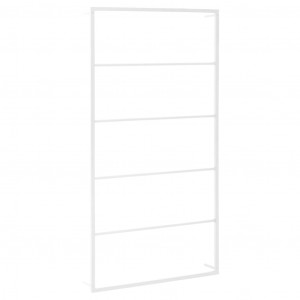 Toallero de acero blanco 60x10x116 cm H