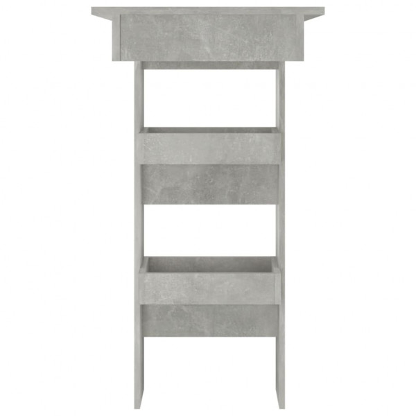 Mesa de bar de pared madera contrachapada gris 102x45x103.5cm M 4