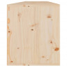 Armario de pared 2 uds madera maciza de pino 80x30x35 cm 5