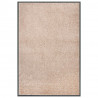 Felpudo beige 80x120 cm 1