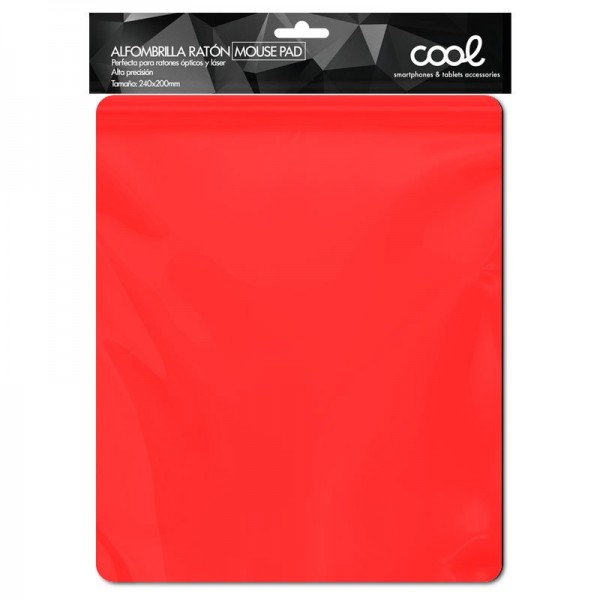 Alfombrilla Ratón COOL Color Rojo D
