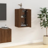 Mueble para TV de pared roble marrón 40x34.5x60 cm 4