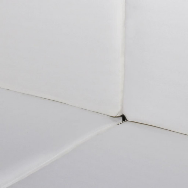 6 pcs conjunto lounge de jardim c/ almofadões vime PE castanho M 4