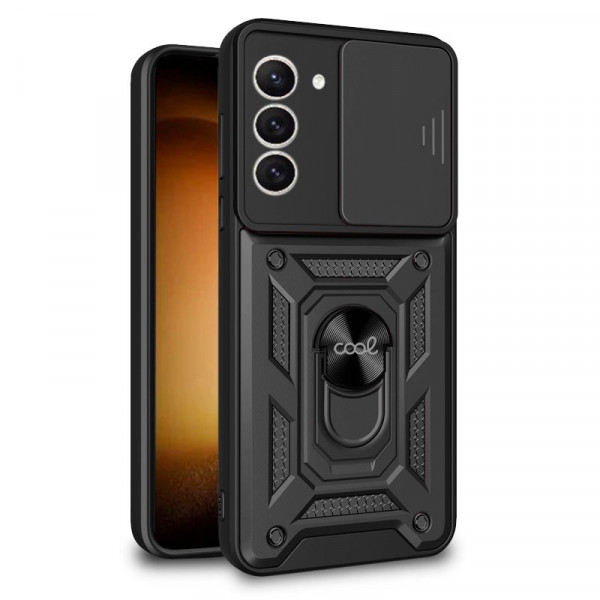 Carcasa COOL para Samsung S911 Galaxy S23 Hard Ring Negro D
