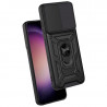 Carcasa COOL para Samsung S916 Galaxy S23 Plus Hard Ring Negro 2