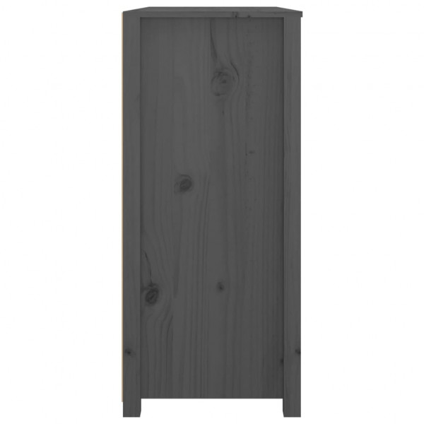 Armário de apoio 100x40x90 cm pinho maciço cinza M 5