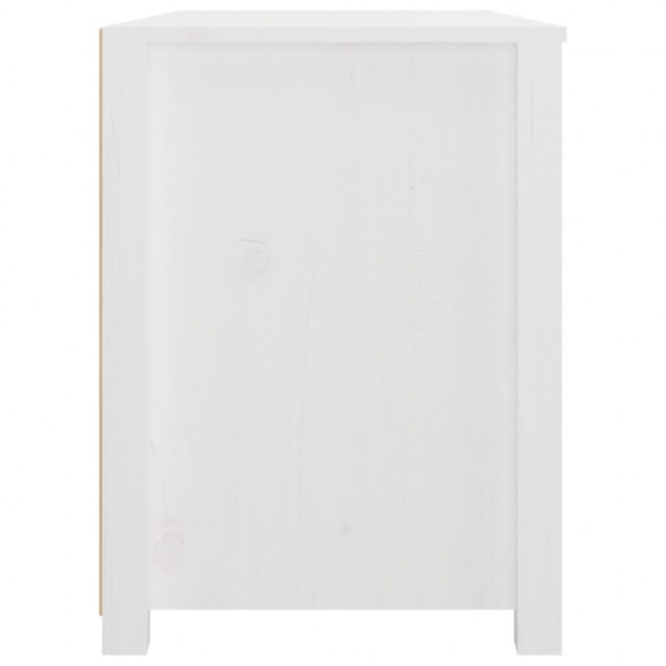 Armario auxiliar madera maciza de pino blanco 100x40x54 cm M 5