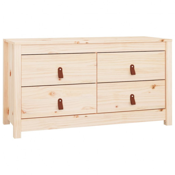 Armario auxiliar de madera maciza de pino 100x40x54 cm M 2