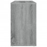 Armario auxiliar madera contrachapada gris Sonoma 60x30x50 cm 4