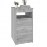 Cajonera de madera contrachapada gris Sonoma 40x50x76 cm 4