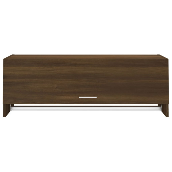 Armario madera contrachapada roble marrón 100x32.5x35 cm M 3