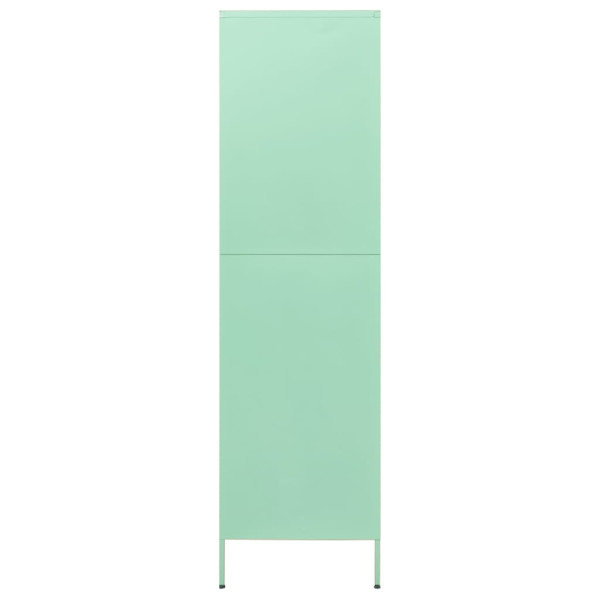 Armario de acero verde menta 90x50x180 cm M 4