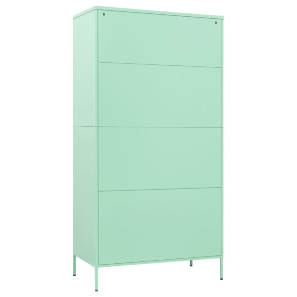 Armario de acero verde menta 90x50x180 cm M 5
