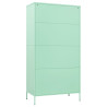 Roupeiro 90x50x180 cm aço verde-hortelã 5