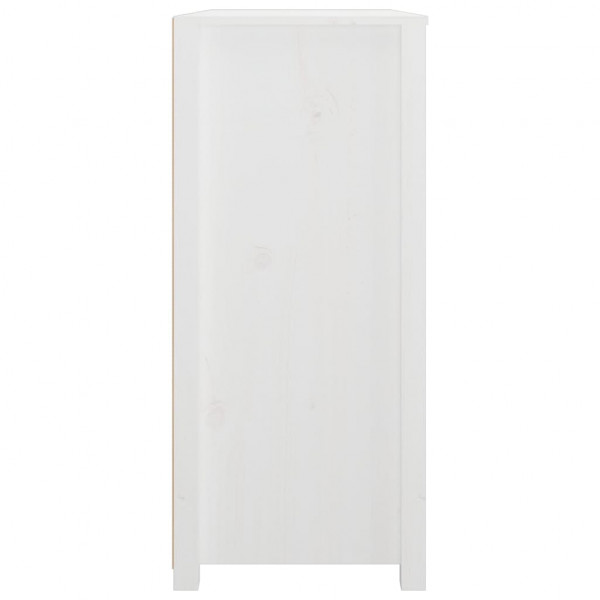 Armário auxiliar em madeira maciça de pinho branco 100x40x90 cm M 5