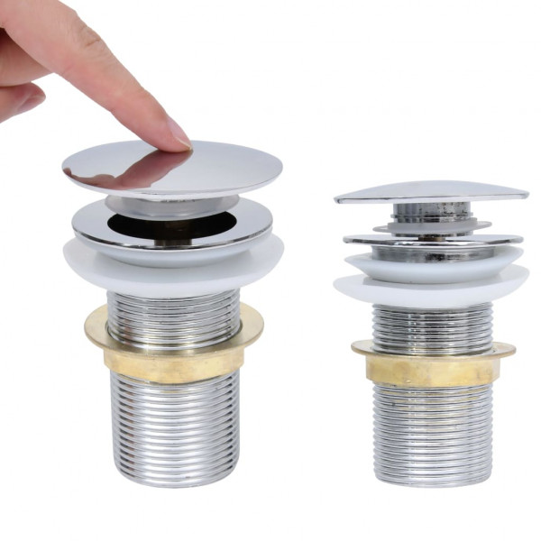 Válvula escoam. s/ função antitransbordo 6.4x6.4x9.1 cm cromado M 2