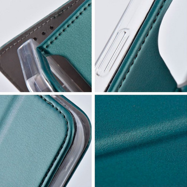 Fundação COOL Capa de Flip para Samsung S916 Galaxy S23 Plus Liso Verde M 6