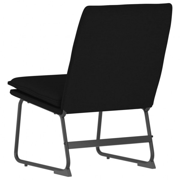 Poltrona de relaxamento tecido preto 52x75x76 cm M 5