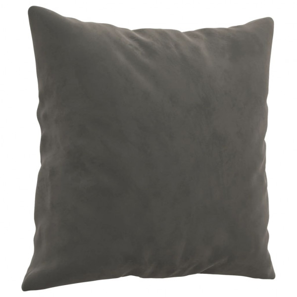 Cojines decorativos 2 uds terciopelo gris oscuro 40x40 cm M 3