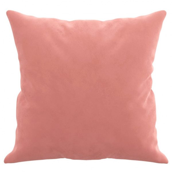 Cojines decorativos 2 uds terciopelo rosa 40x40 cm M 4