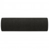 Almofadas decorativas 2 pcs Ø15x50 cm tecido preto 4