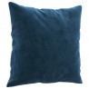 Almofadas decorativas 2 pcs 40x40 cm veludo azul 3