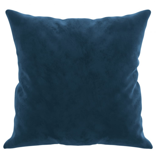 Cojines decorativos 2 uds terciopelo azul 40x40 cm M 4