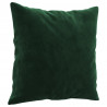 Cojines decorativos 2 uds terciopelo verde oscuro 40x40 cm 3