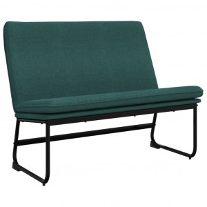 Banco de tela verde oscuro 100x75x76 cm H
