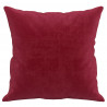 Almofadas decorativas 2 pcs 40x40 cm veludo vermelho tinto 4